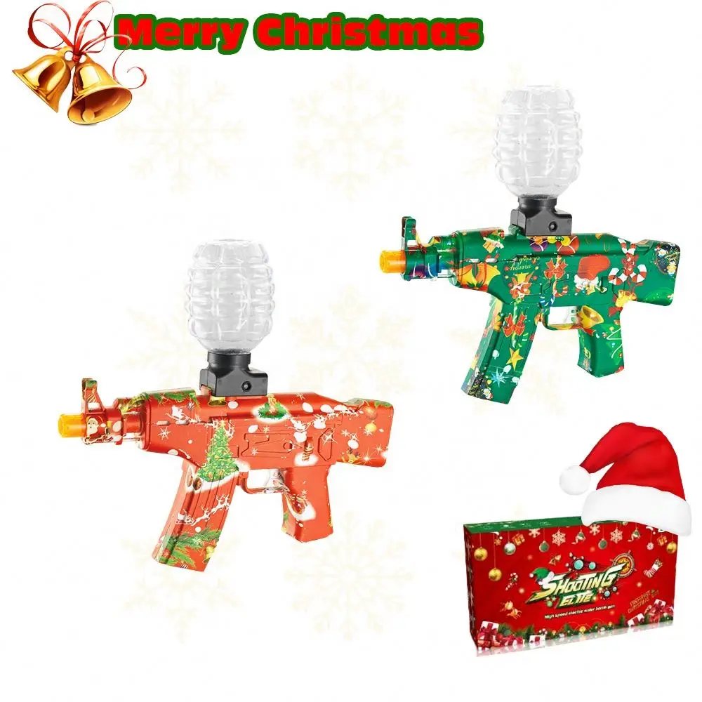 Discount Christmas Skin M416 MP5 AK Gel Ball Blaster Automatic Toy Gun Gel Gun Electric Splatter Ball Gun for Adults