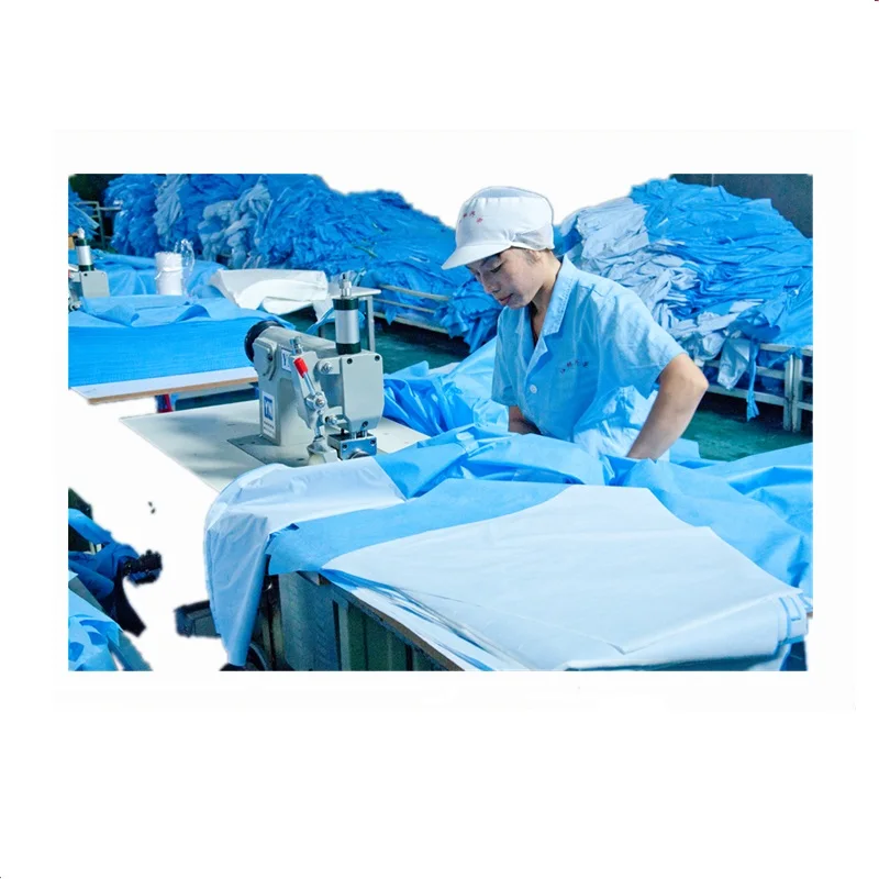 Disposable Medical Surgical Isolation Gown with CE ISO Certification