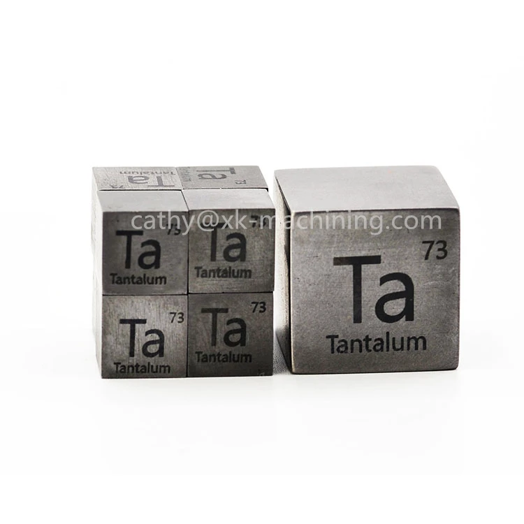 Low Price Tantalum Cubes 10mm Density Metal Square Lumps 99.95% Ta Tantalum Cube