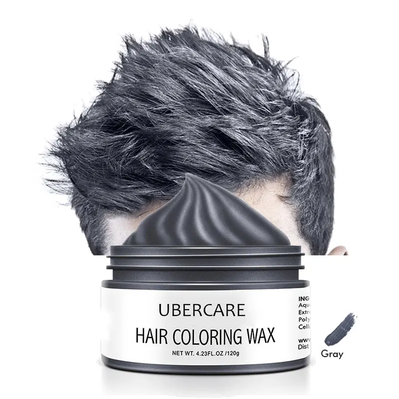 Factory Price Private Label Available Fashion Gummy Hair Wax Styling Temporary Hair Color Wax