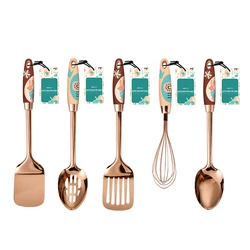 Hopesun Пасхальная кухонная утварь с УФ-печатью, набор посуды из нержавеющей стали, набор кухонной утвари из нержавеющей стали