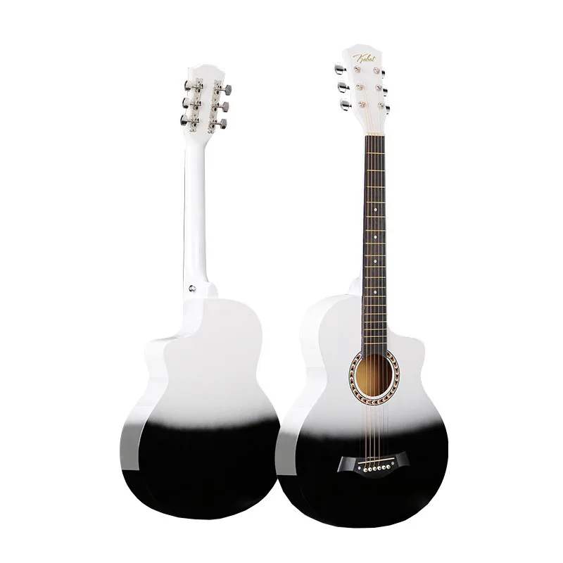 Professional 38 Inch Acoustic Guitar Polychromatic Gradient Classical Guitar Acoustique Guitar Strings Acoustic