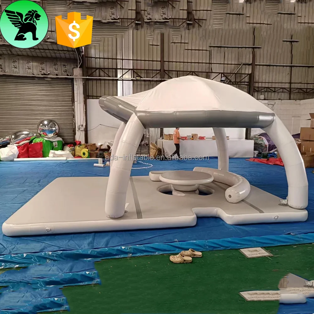 Party Swimming Pool Decoration Inflatable Bar Customized 4.8m Water Bar Inflatable Model For Outdoor Event A10787