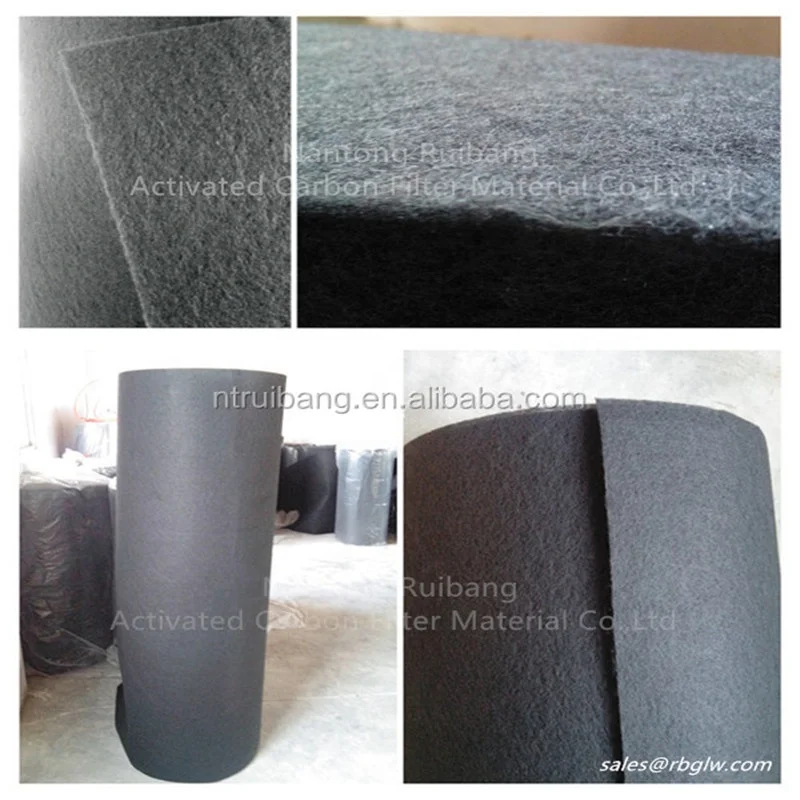 Manufacture High Efficient Adsorption Material Carbon Fiber Felt Fabric Cartridge Filter Various Kinds Of Industrial Waste Gas