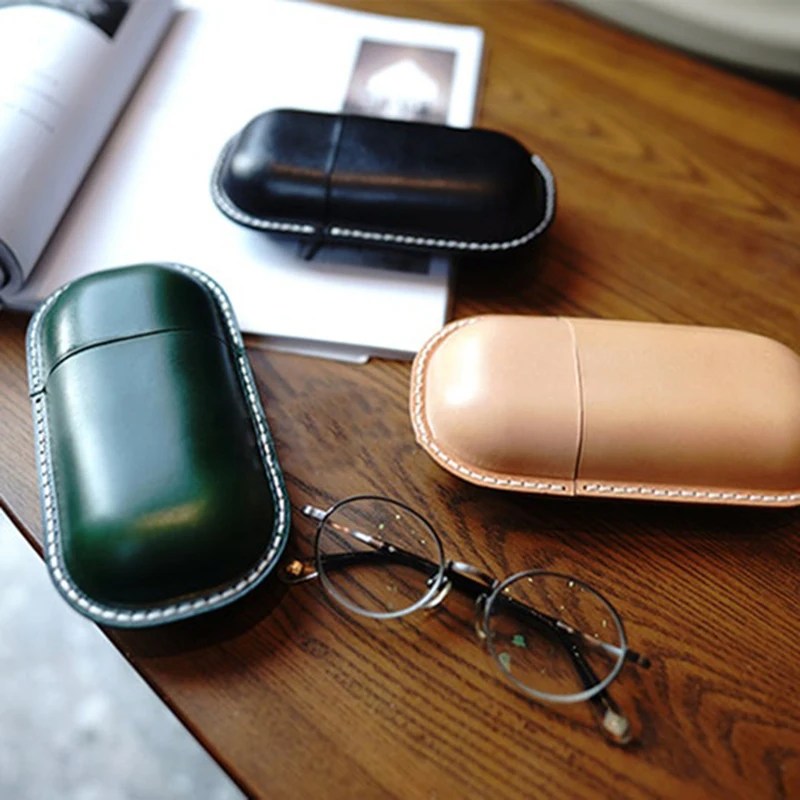 Leather Personalized Glasses Sleeve Organizer Eyeglasses Pouch Case