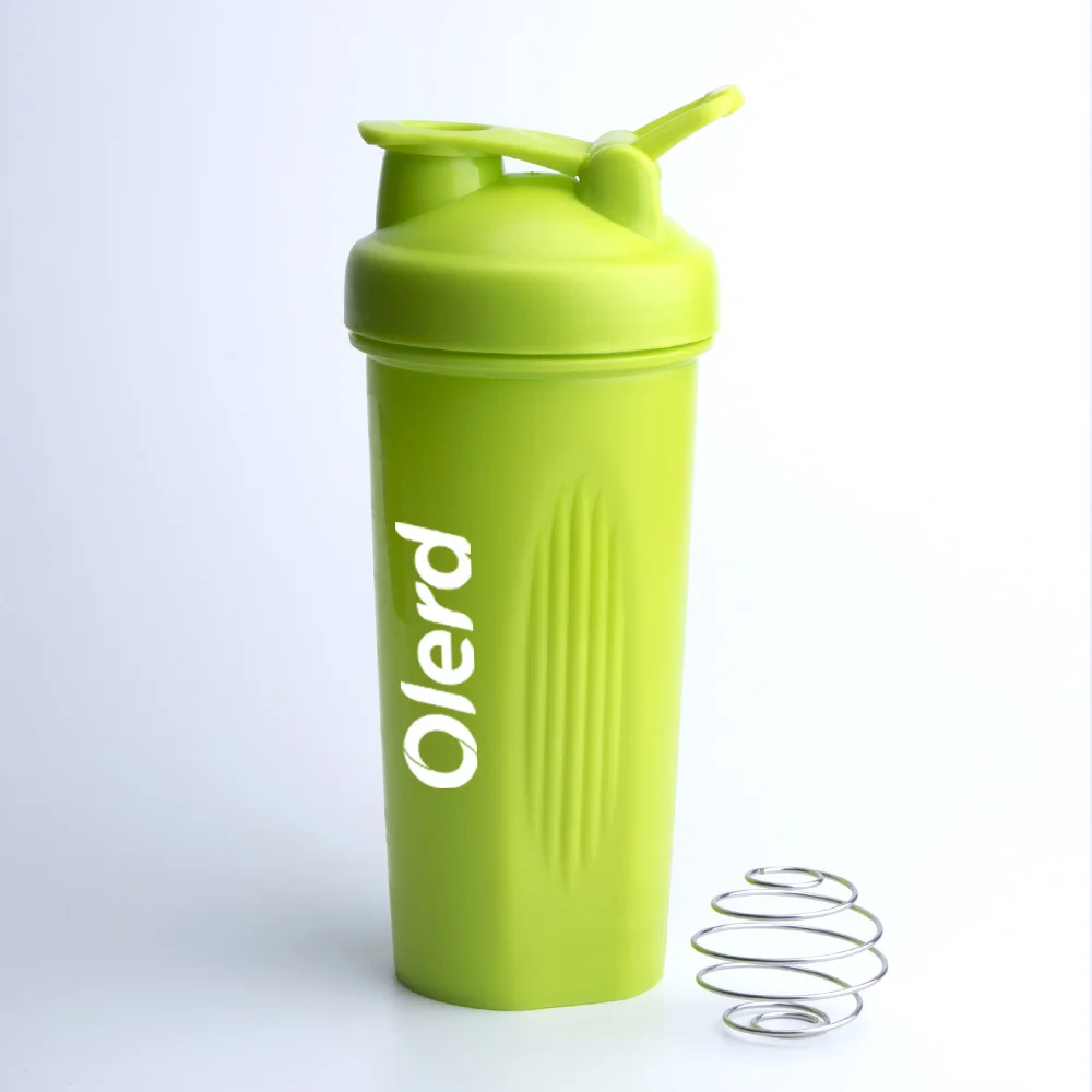 OLERD Wholesale Custom Logo BPA Free Sport Design Protein Shaker Water Bottle Cup Gym Outdoor