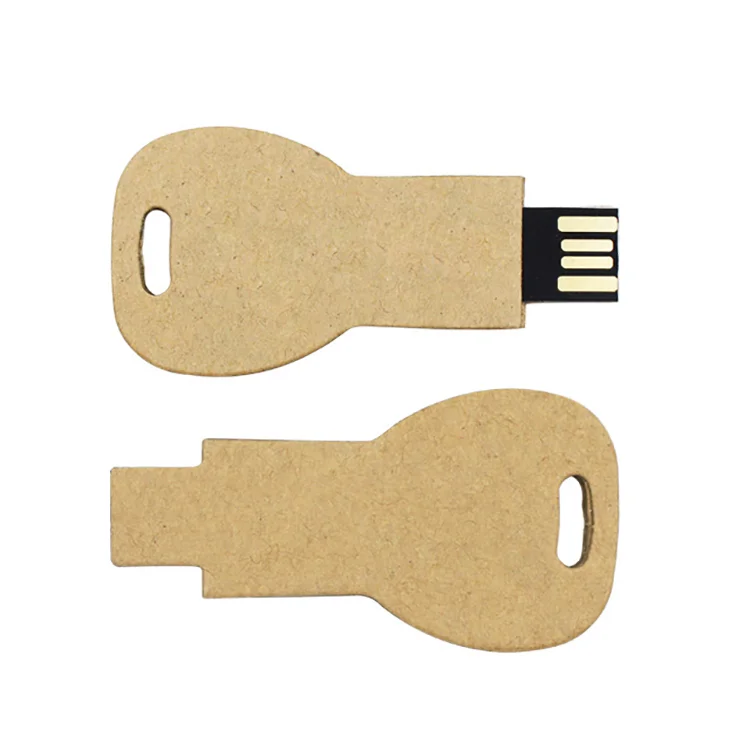 Key Wood USB Custom Disk High Speed Memory Stick Eco-friendly Factory Thin Black Usb Fash Drive Pendrive 16GB Usb2.0 3.0