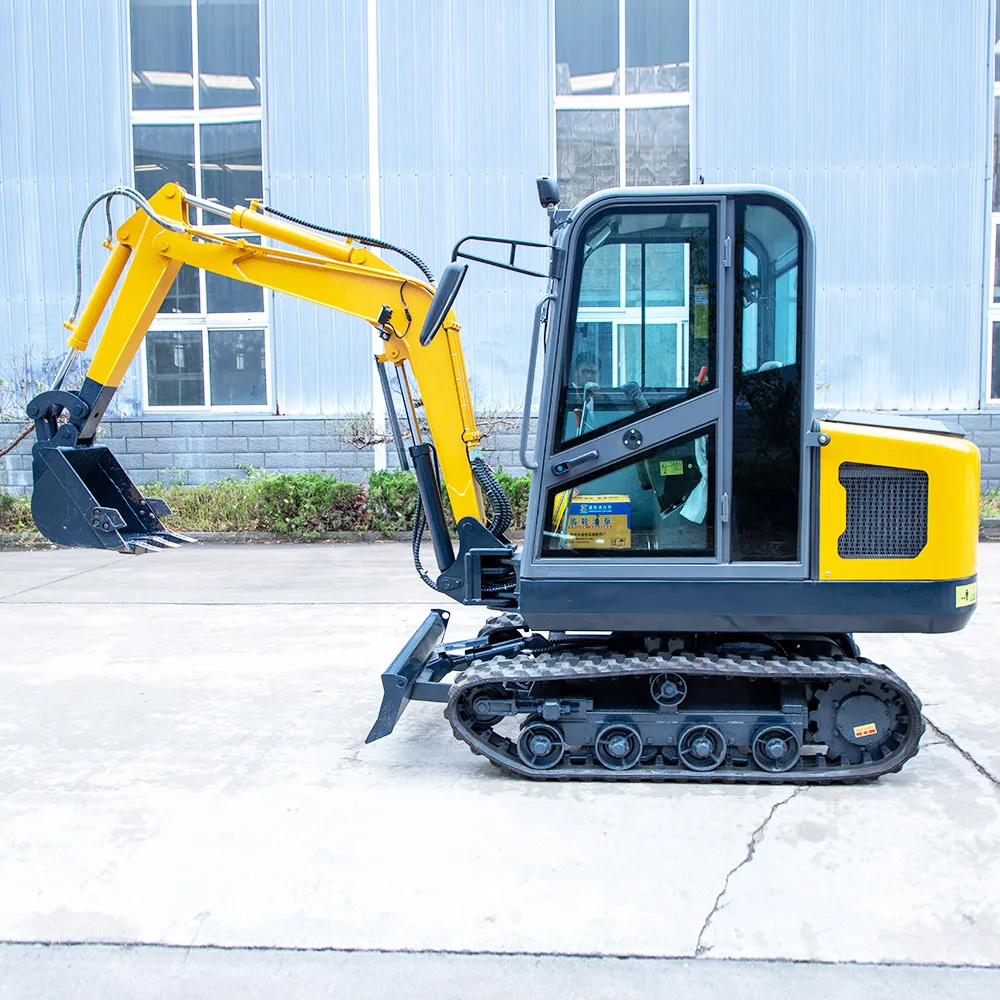 chinese Mini excavator 2.5ton mini digger  cheapest price with CE certificate in garden farm
