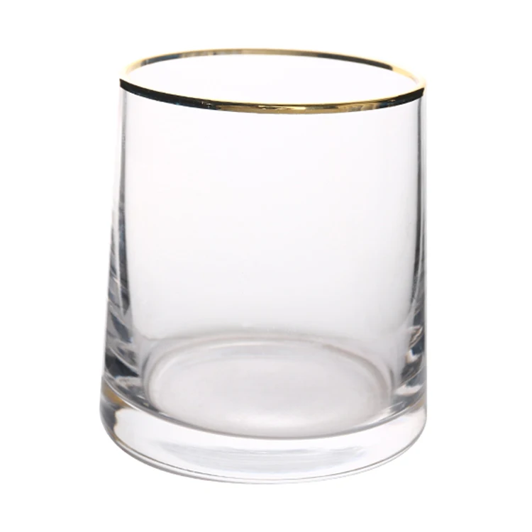 Crystal Glass Tall Bullet Espresso Himalayan Salt Custom Drinking Dispenser Cup Diamond Shots Shot Whiskey Glass Set Hand blown