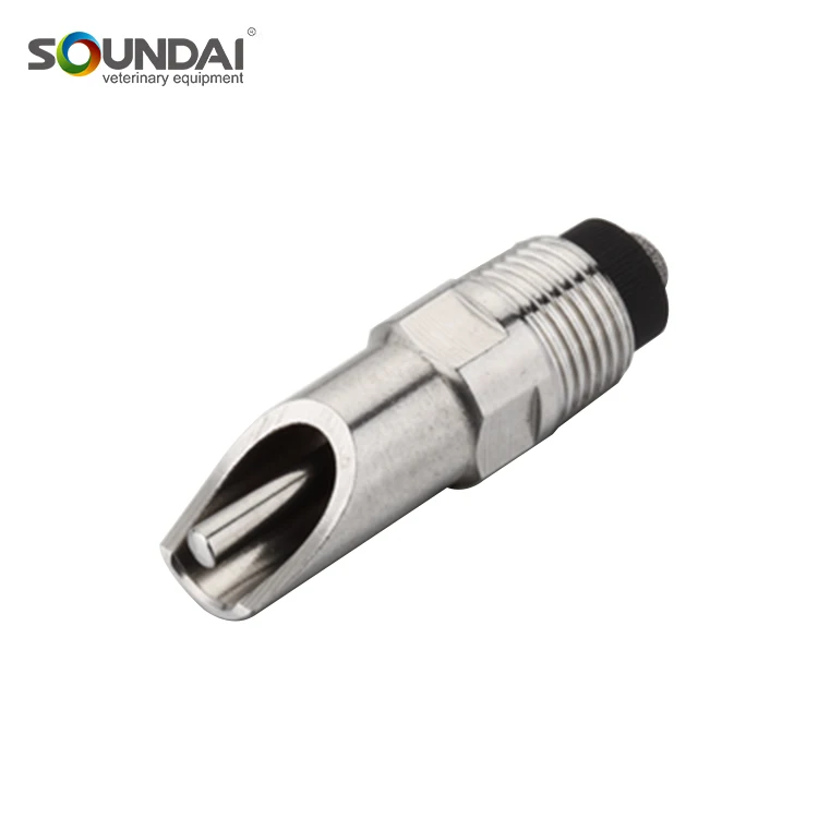 Горячая продажа NBR 90 нержавеющая сталь Кролик соска поилка