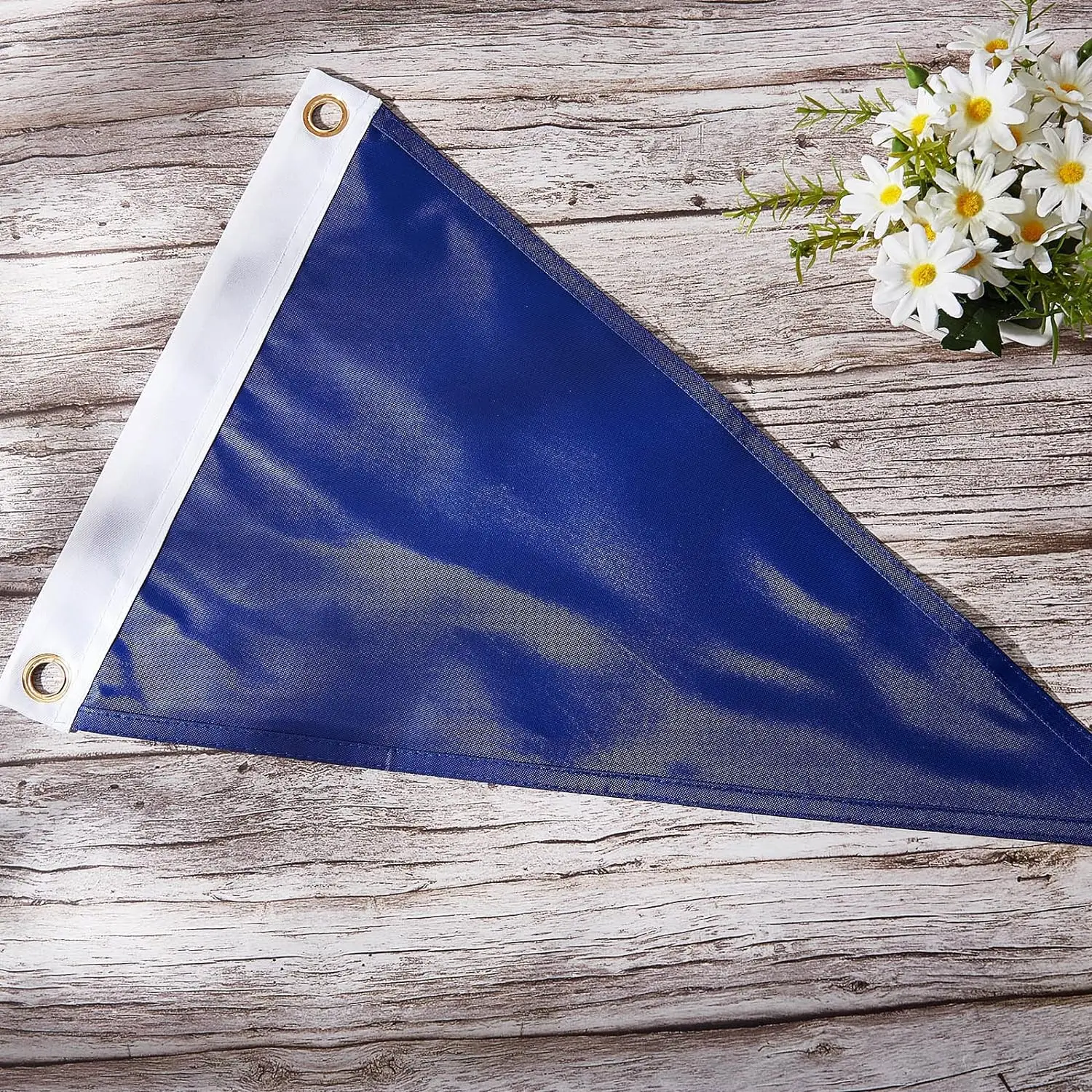 Wholesale Outdoor Home Party Decorations Any Designs With Brass Grommets  Custom Pennant Flags Triangle Boat Flag