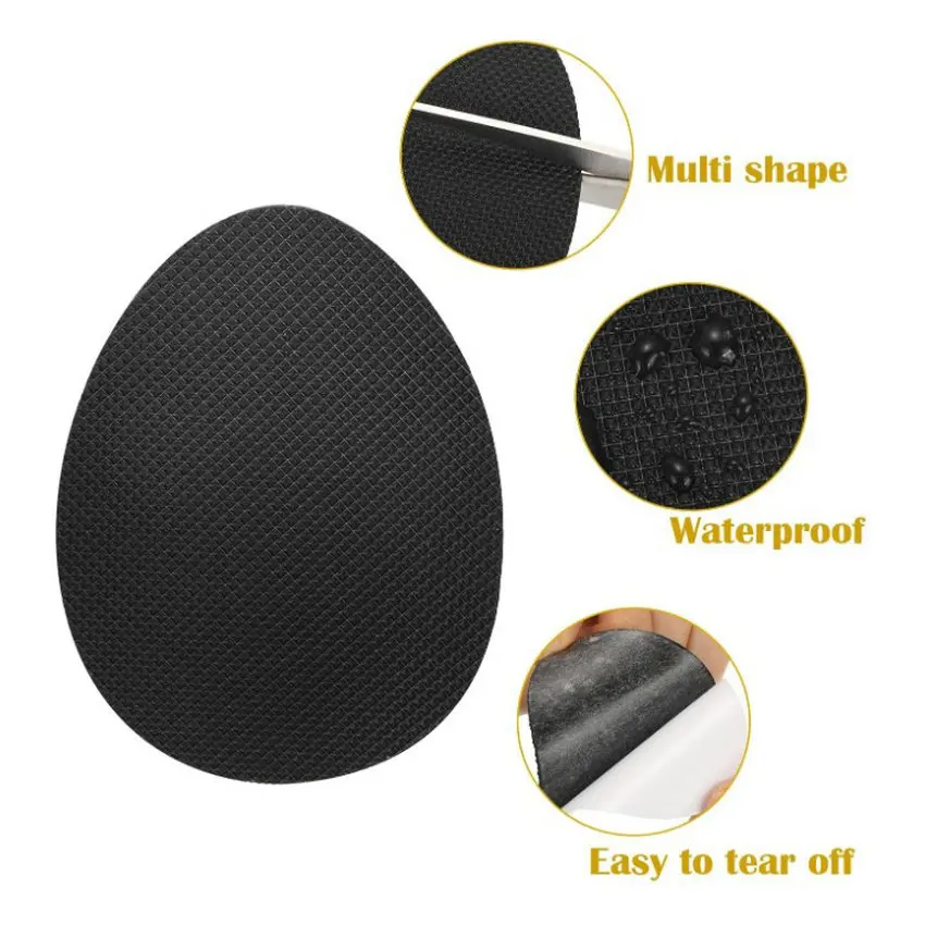 Upgrade Self-Adhesive Anti-Slip Stick Pad for Shoes Bottom, Premium Rubber Non-Skid Sole Protector, Used for Non-Slip Noise Redu