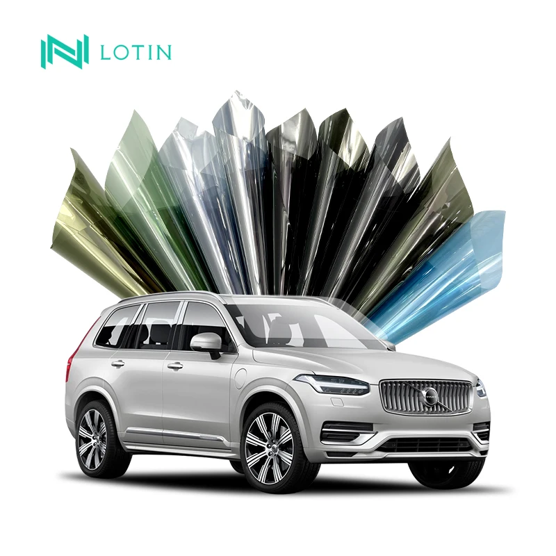 90% UVR Metalized Front Tint Film Car Window UV Reject Solar Protection Metalized Tinted Film for Car