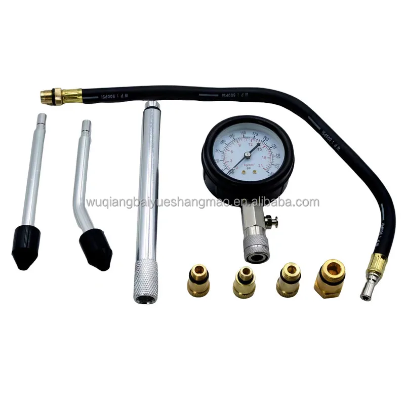 Automotive maintenance tool, multifunctional engine oil pressure tester, cylinder compression gauge