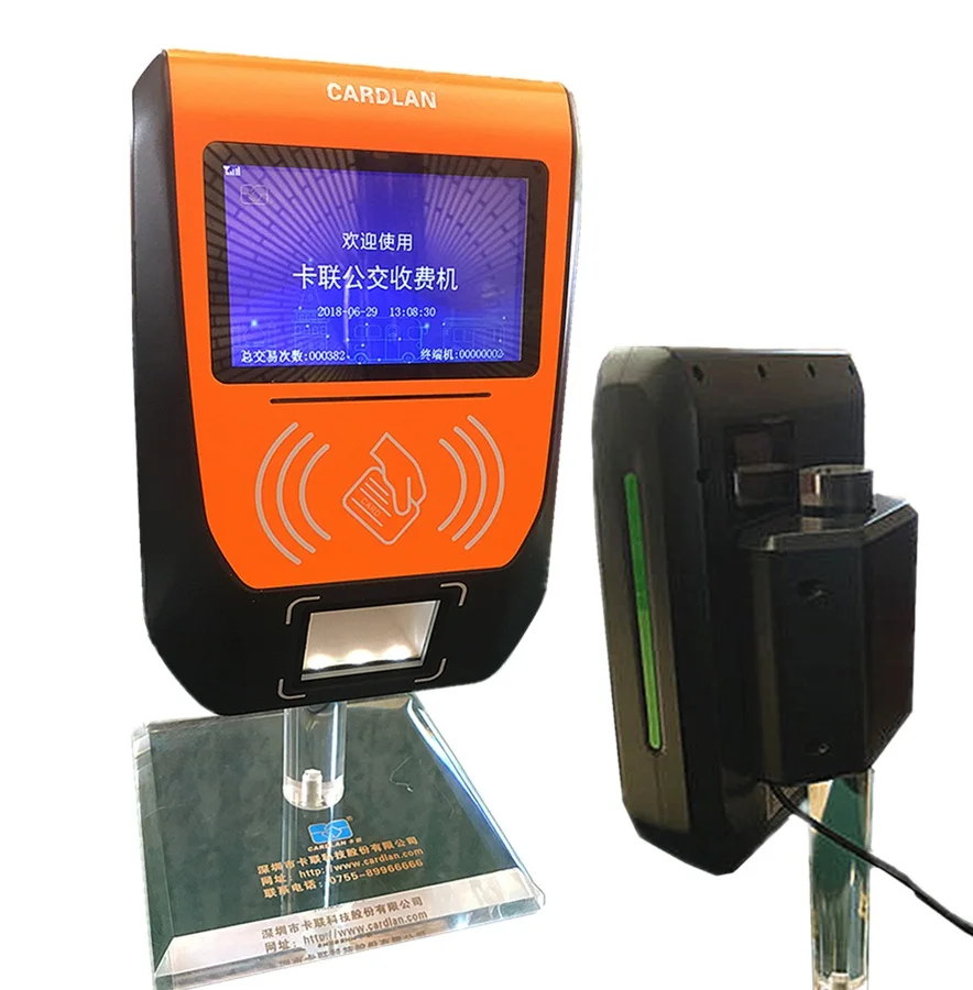 Безналичный аппарат для сбора платы за проезд mifare pos-терминал с nfc card reader