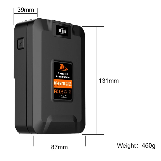 TPF 14 8 вольт 5000 мАч V mount/V Lock Li-ion батареи 74Wh V-Lock/V-mount литий-ионная батарея для профессиональных