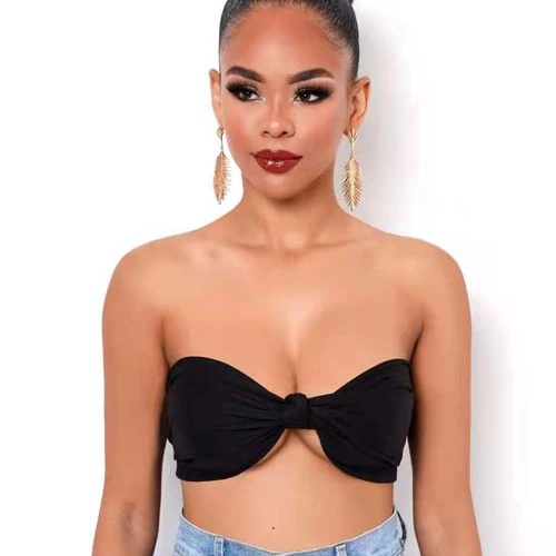 
European And American Style Sling Type Women Chest Wrap Bra Sexy Wrapped Chest 