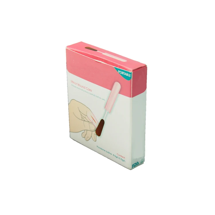 
Unique Design Hot Sale Povidone Iodine Cleaning & Disinfection Swabstick 