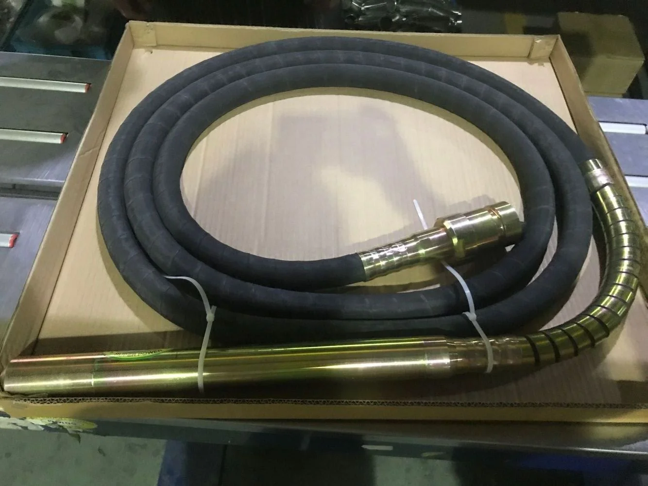 The high-power hot selling rod is 2m long concrete vibrator shaft for construction facilities