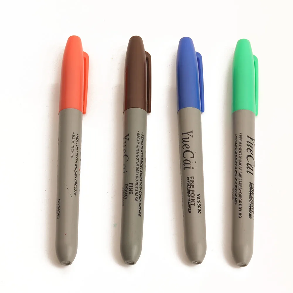 18pcs custom marker pen paint permanent blister card package support custom