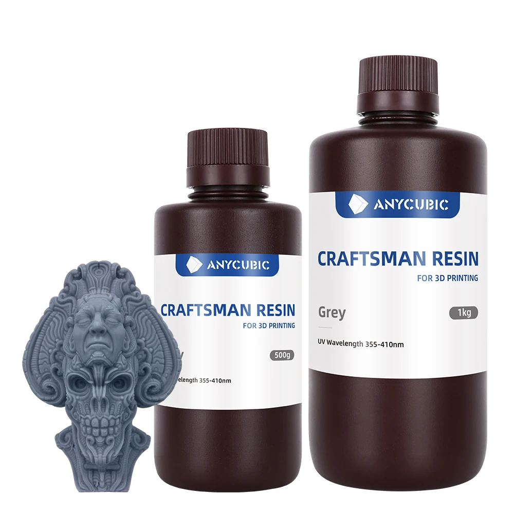 ANYCUBIC 1000 мл 1 л абрикосовая бежевая серо-белая смола для ЖК