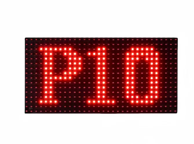 Hot selling model P10 single red LED module SMD highlighting