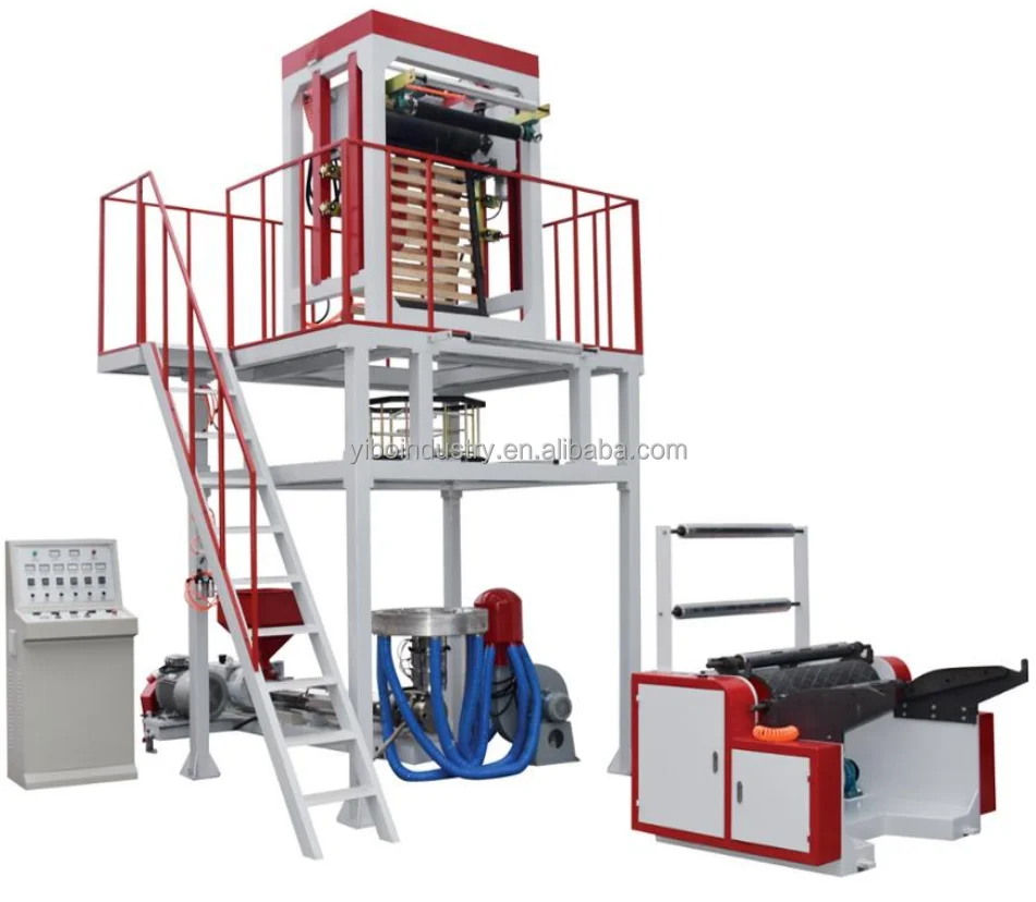 Poly pe garbage bags t-shirt bags film machine  Extruder extrusion  blown film line