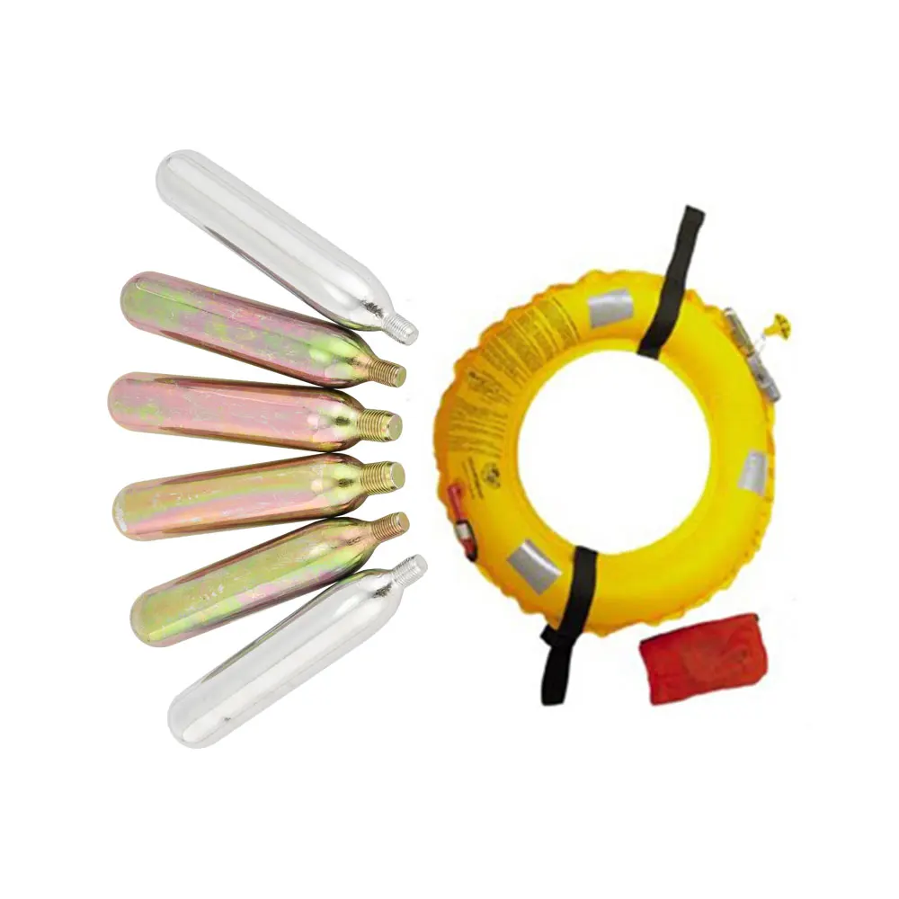 24g Mini Co2 Gas Tanks Cylinders Cartridge Capsules Canisters Refill Seamless For Bike Tire Inflator