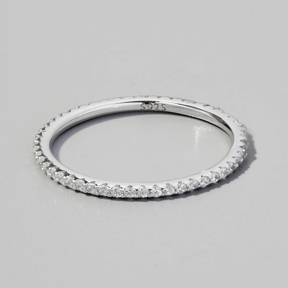 JS22-JR2971 Wholesale Minimalist Stackable High Quality Acoessories S925 Sterling Silver Women Rings Jewelry Fashion
