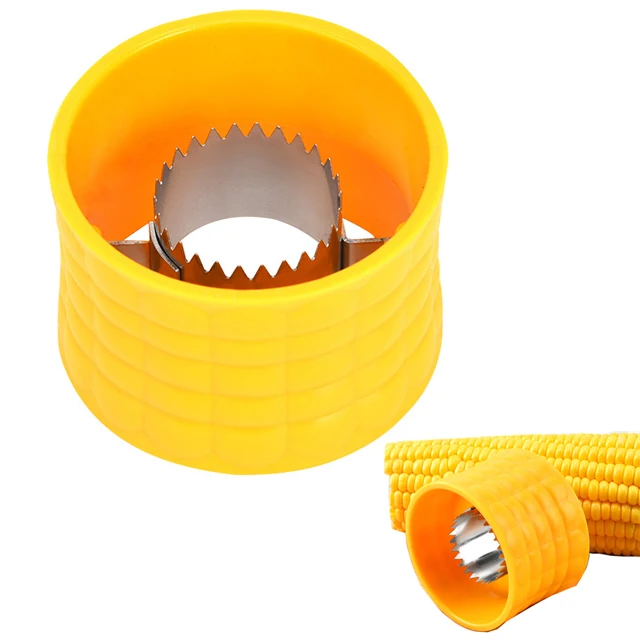 Home Kitchen Accessories Yellow Remover Manual Maize Thresher Corn Plane Stripper Cob Cutter For Removing Kernels