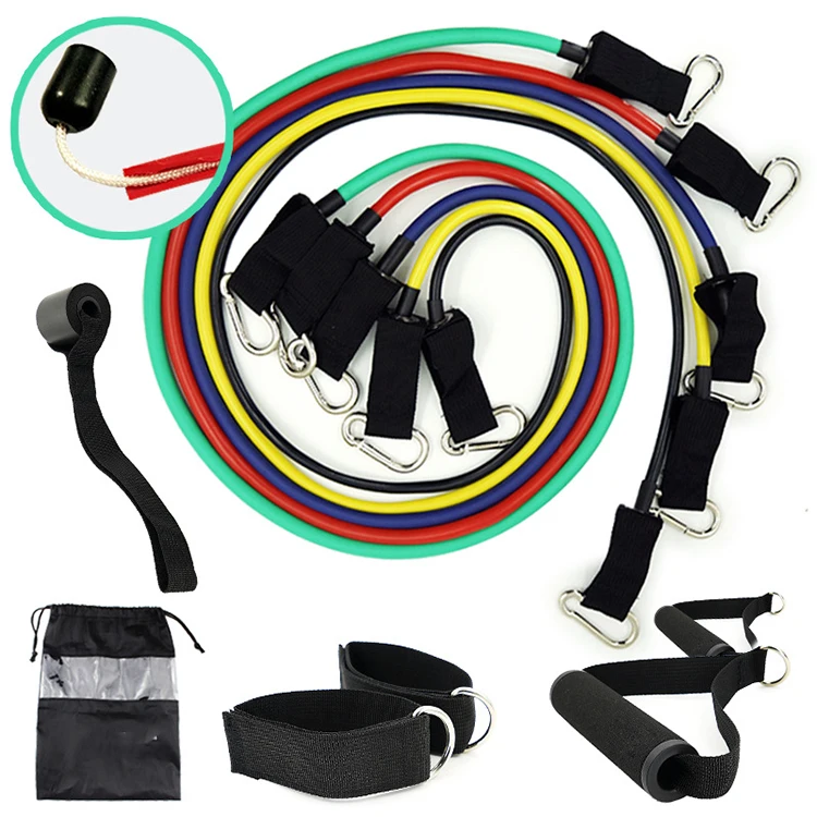Custom logo Soft Training Elastic Rubber Gym Resistance Tubing Expander Tube