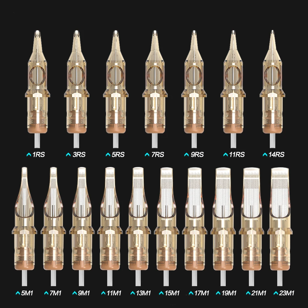 Wholesale OEM Brown Color Ambition disposable cartridge tattoo needles