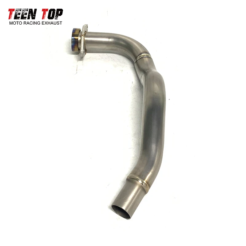 Motorcycle Exhaust Modify Front Link Pipe Titanium Alloy Exhaust Pipe Connected with  Muffler For Honda NSS350