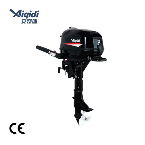 AIQIDI Portable Outboard Motor 4-Stroke 8HP Long/Short Shaft Boat Engine with Tiller Control
