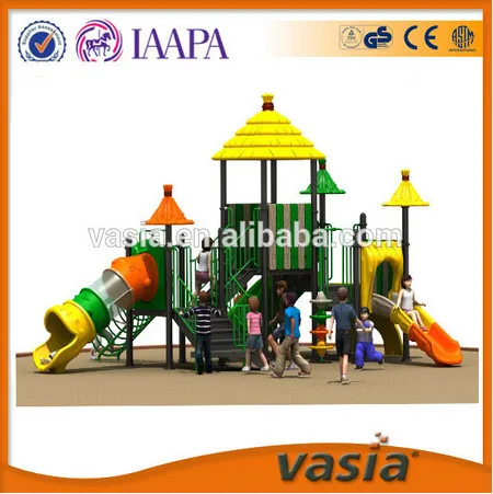 Небольшая пластиковая детская горка и качели Игровой Набор (VS3-712)