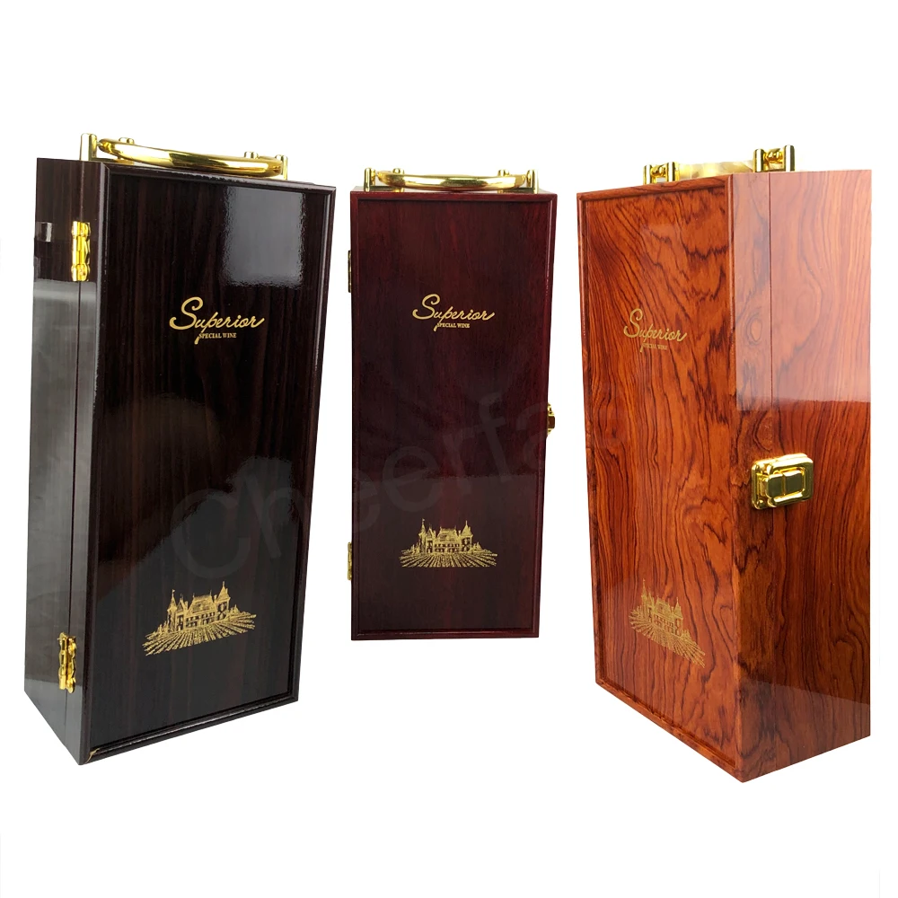 Отличный подарок, пианино, лакированная коробка для вина, одинарная деревянная коробка для вина высокого класса