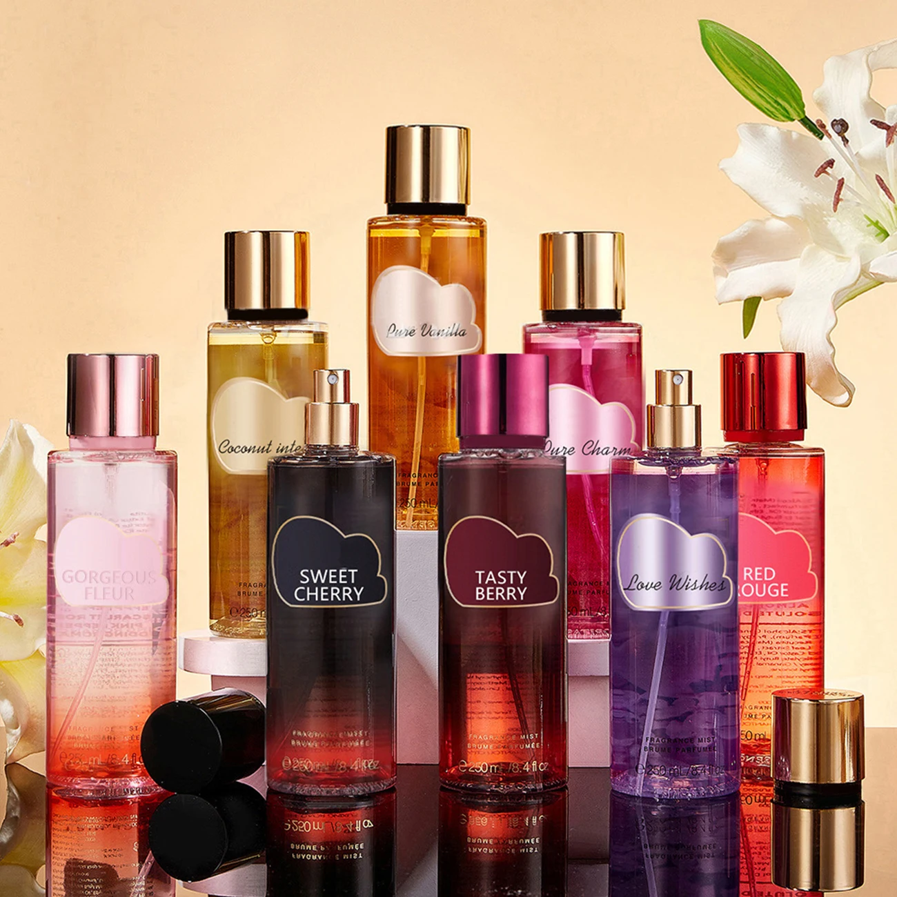 250ml Body Spray Bodymist Fragrance Deodorant Body Spray Perfume Body Mist