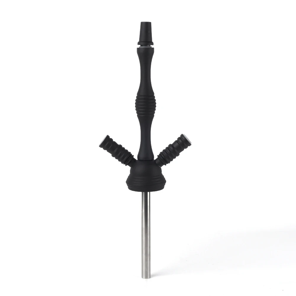 Quick Shipping Custom Modern  Deep Blue Red  Hookah Set Acrylic Tripod Glass Style Hookah Shisha With Tray