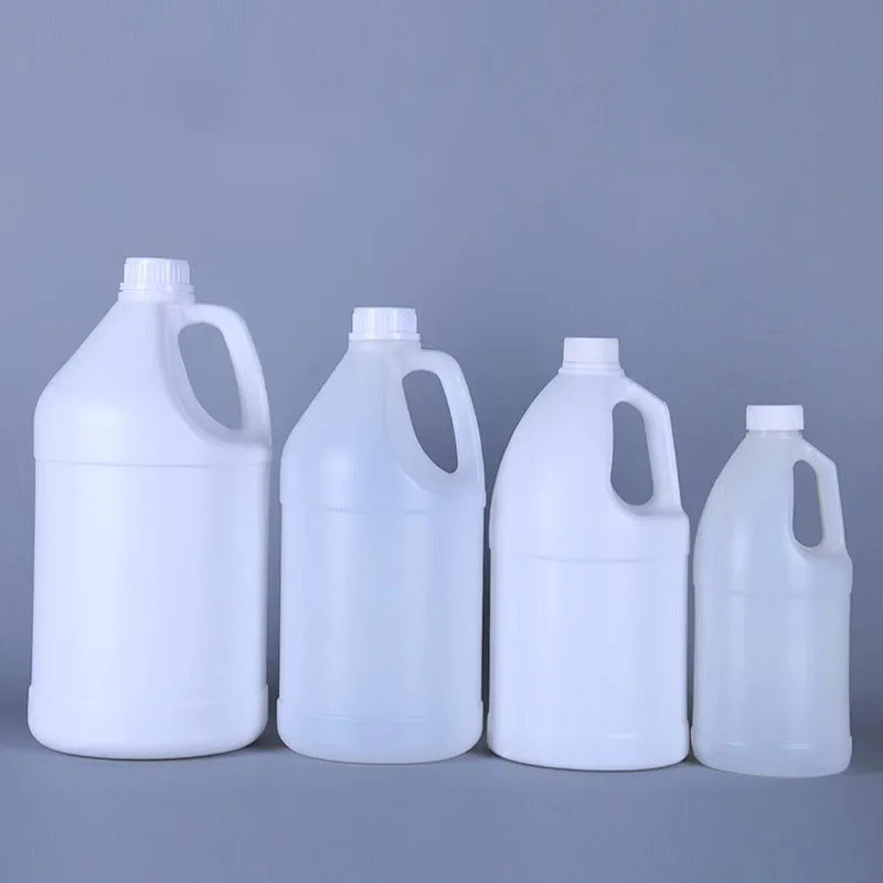 3.8L/1 Gallon 3.8L 4.5L 5L HDPE Plastic Bottles 128 OZ Round Bottle 38-400 Bottle-neck with Lids