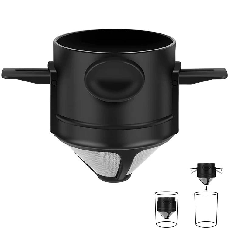 No more paper filters with our coffee strainer made from durable stainless steel and high quality plastic.