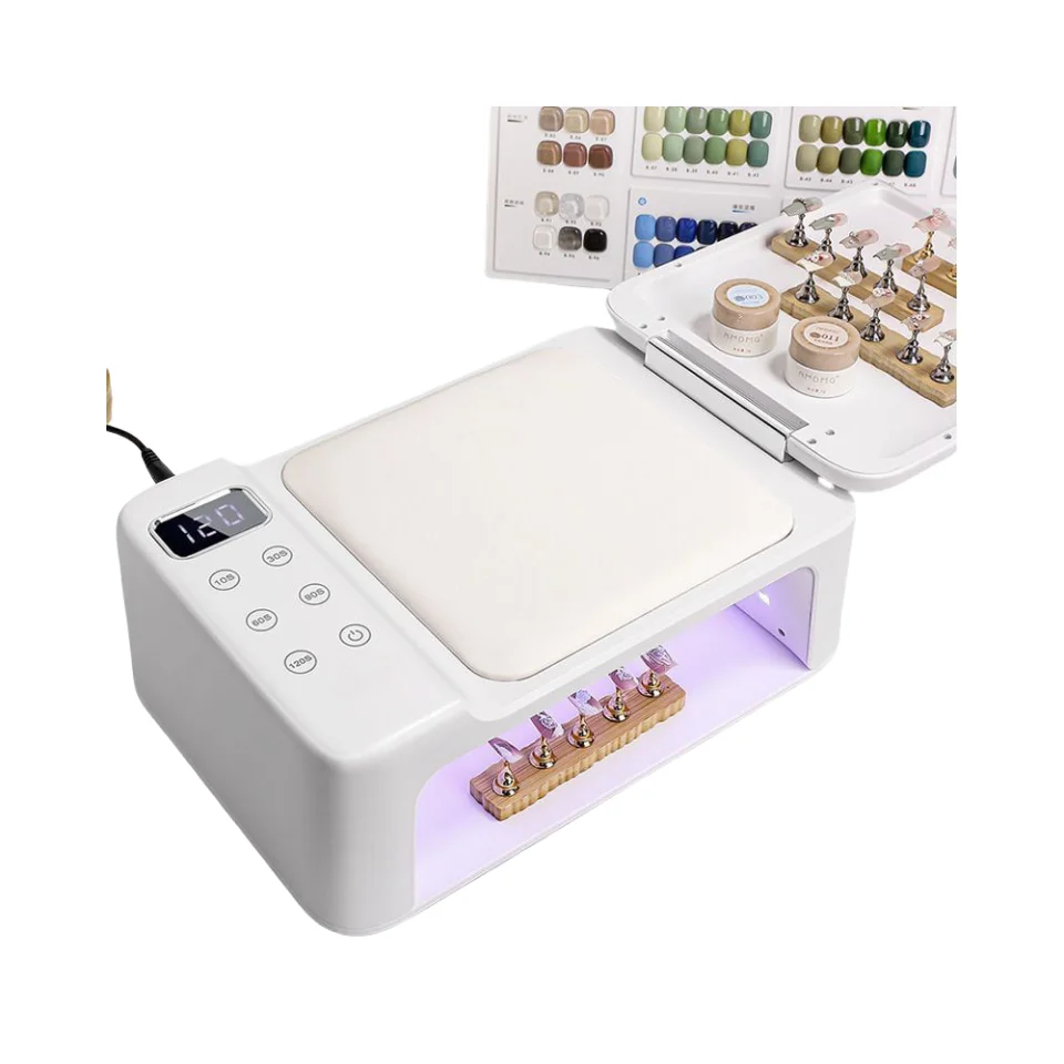 High Power Quick Curing Gel 180W Sun19Z Nail Dryer Pro Cure Led Uv Nail Lamp For Salon Manicure Pedicure With Hand Pillow