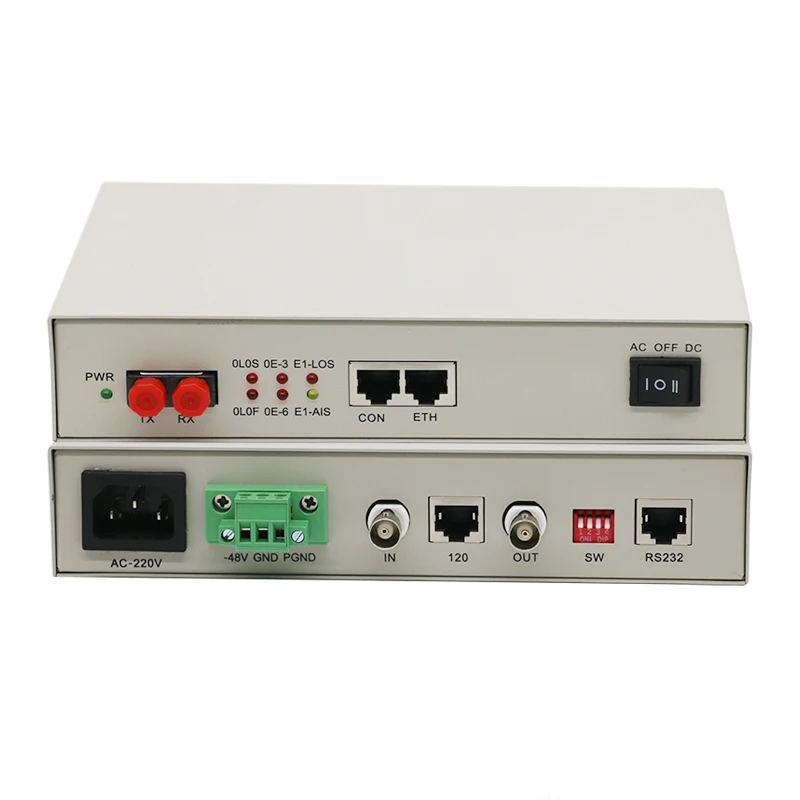 
FCP-E Provide 1* E1 Transmission In Optical Fibers Framed PDH E1 Fiber Modem 