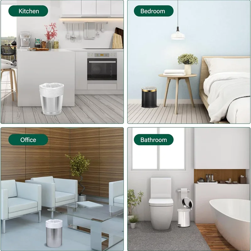 Wholesale Biodegradable Bag Recycling Plastic Tall Kitchen Yard Lawn Office Garbage Bag