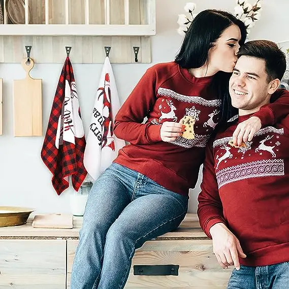 Custom Wholesale  Christmas Gifts Soft Towels Customized Hand or Kitchen Towels Microfiber Tea Towels for Home