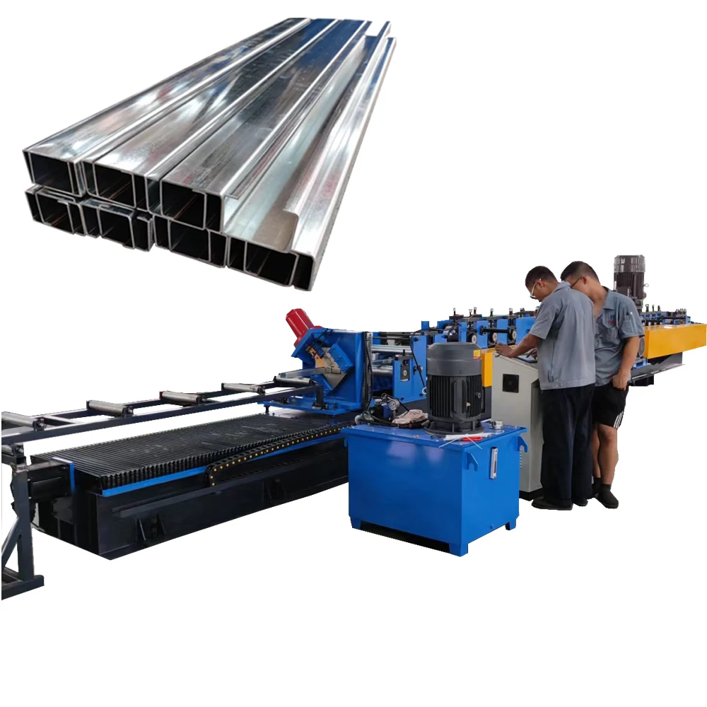 Metal C Purlin Channel Roll Forming Machine C Purlin Machine Steel Galvanize Machine