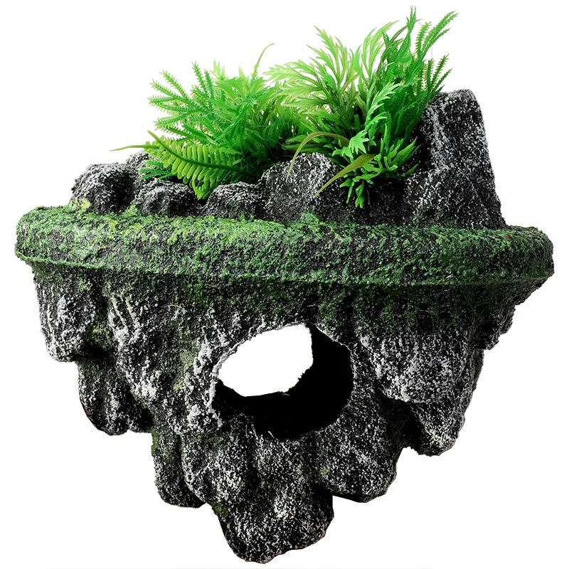 Wholesales Premium Landscape Floating decoration Aquarium Foam Rock Stone for Fish Tank Background Wall 3D Reptile Terrarium