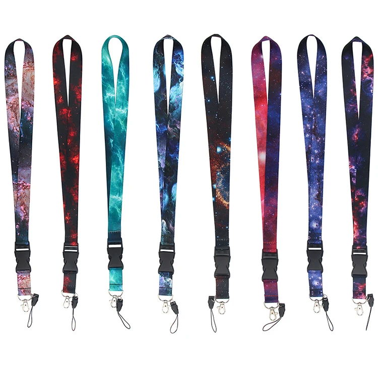 Low MOQ Manufacturers Sublimation Printing Custom Polyester Lanyards with Logo Custom Free Design