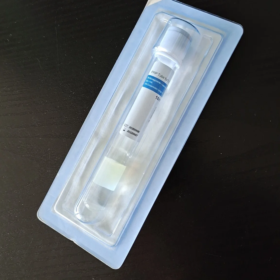 facial use blood collecting tube PRP tube