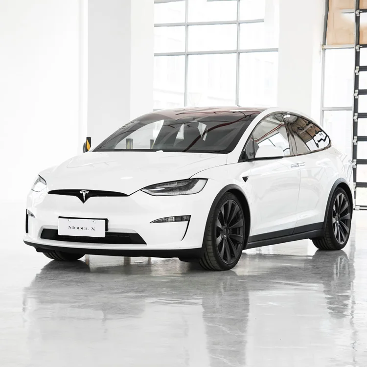 2024 2025 белая модель Tesla x Автоматическая Новая энергия автомобиля внедорожник седан