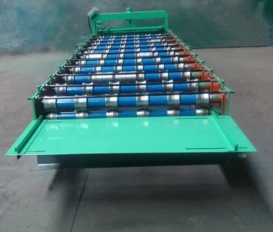 PLC Control System Motor Bearing Gear Core Wall Floor Roof Tile Roll Forming Machine